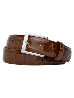 W. Kleinberg Glazed Genuine Alligator Belt